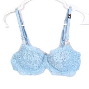 Victoria's Secret Dream Angels Bra 34B Women Push up without Padding NEW Lace VS